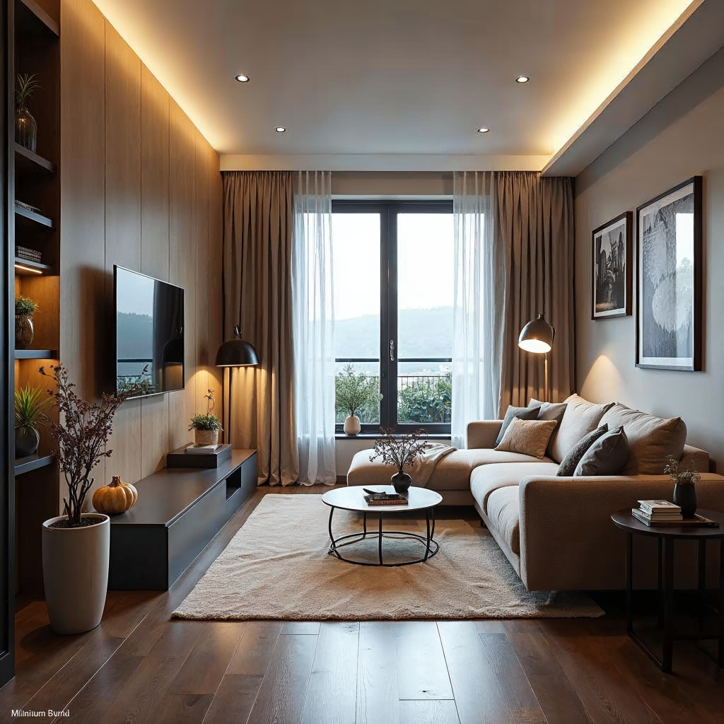 attachment; filename=Ein kinoreifer Blick auf eine moderne, voll möblierte Wohnung mit eleganten Designelementen und einer gemütlichen Atmosphäre, geeignet für kurzfristiges Wohnen in einer Großstadt wie Berlin oder München.