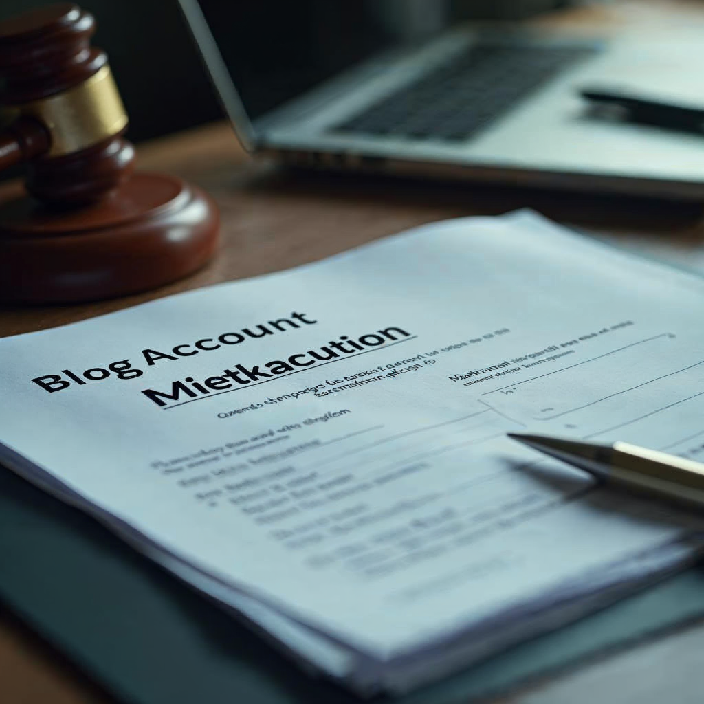 attachment; filename=Sicherer Kontoauszug mit einem markierten 'Mietkaution'-Konto, Darstellung des ordnungsgemäßen Umgangs und der Trennung der Mietkaution, Hervorhebung der rechtlichen Einhaltung und finanziellen Sicherheit.