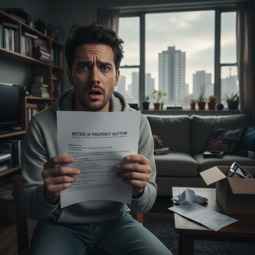 attachment; filename=Ein besorgter Mieter erhält eine Benachrichtigung über die Zwangsversteigerung seines Mietobjekts.